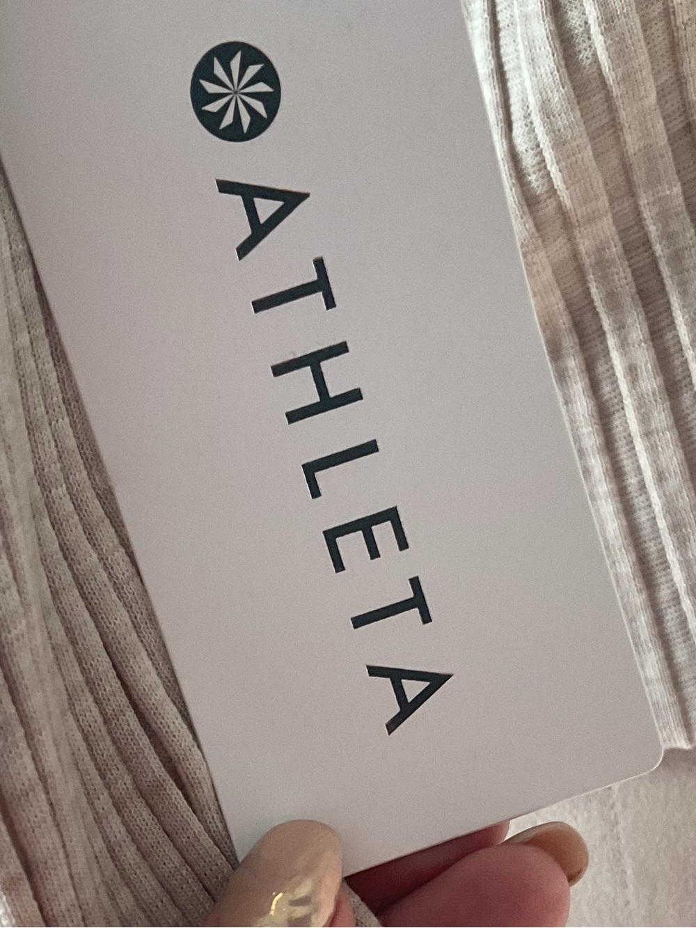 Athleta Eternal Seamless Crop Top, Wool Blend, Square Neck. NWT, Women's Large - Picture 6 of 12